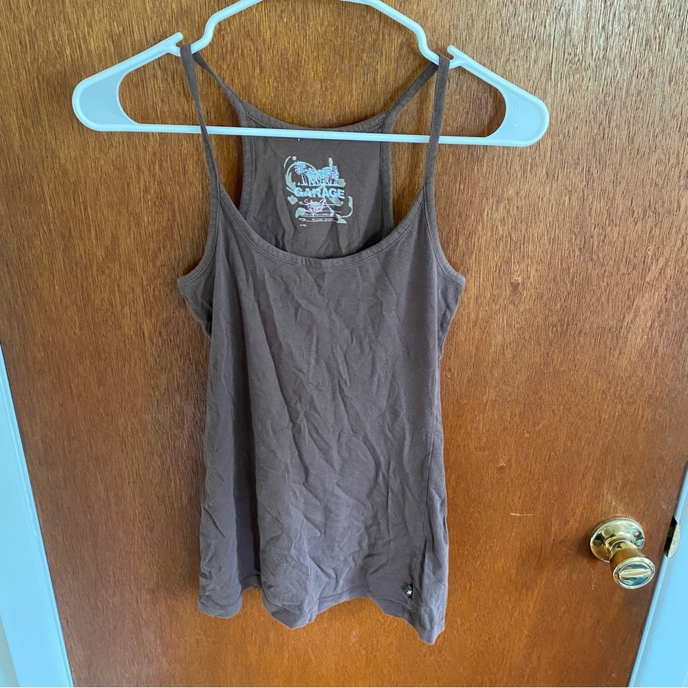 Brown Garage Tank Top